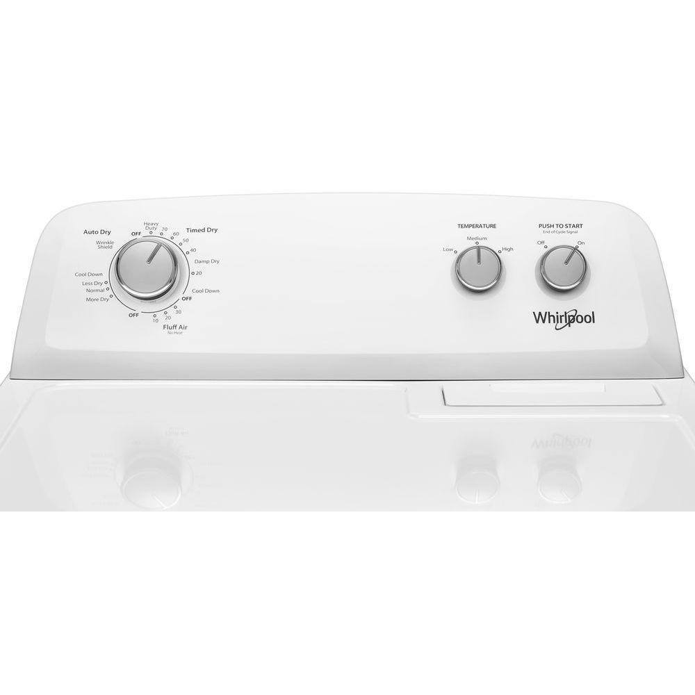 Electric Dryer, AutoDryTM System, Wrinkle ShieldTM, White