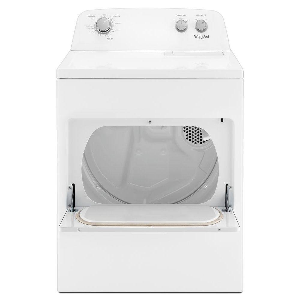 Electric Dryer, AutoDryTM System, Wrinkle ShieldTM, White