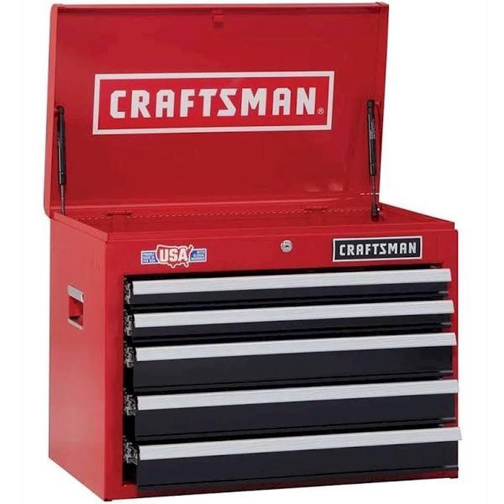 W x 19.75-in H 5-Drawer Steel Tool Chest (Red)